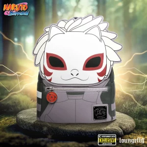 Naruto: Shippuden Pop! Loungefly Kakashi Hatake Anbu Mask Mini-Backpack Entertainment Earth Exclusive Pre-Order 10