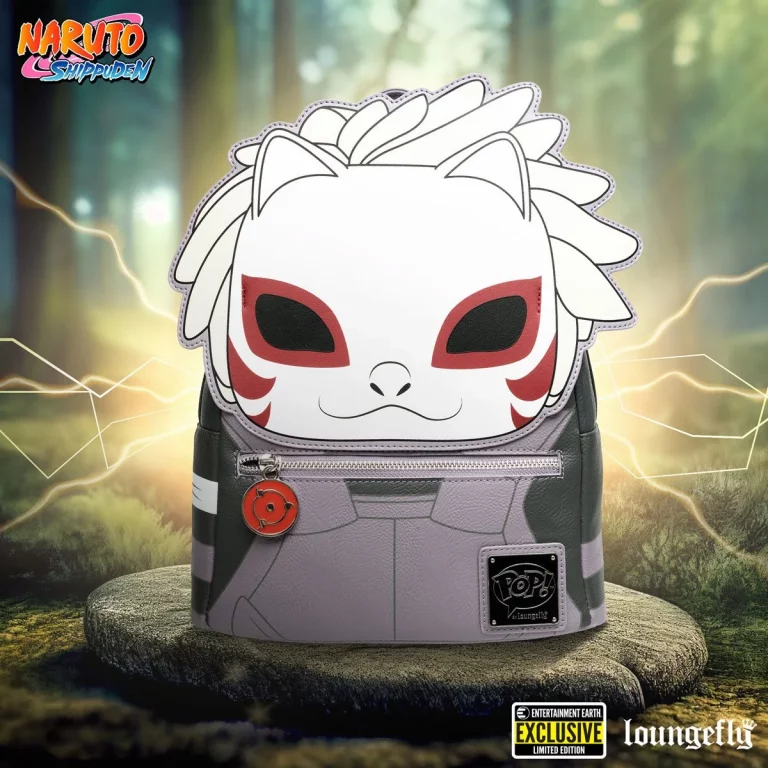 Naruto: Shippuden Pop! Loungefly Kakashi Hatake Anbu Mask Mini-Backpack Entertainment Earth Exclusive Pre-Order 2